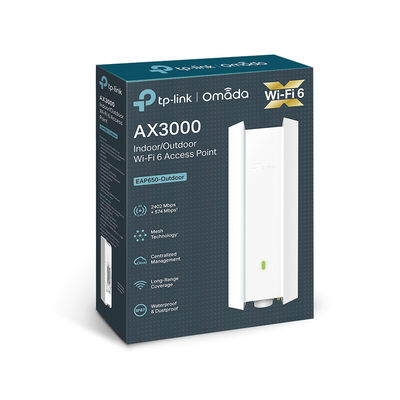 EAP650-OUTDOOR - TP-Link Omada EAP650-Outdoor puntos de accesos inalámbricos Si Si 3000 Mbit/s 574 Mbit/s