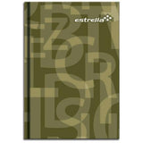 Estrella 213 cuaderno y block 240 hojas Negro, Naranja