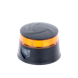 Baliza LED Recargable, Compacta y Discreta, Color Ámbar, Con Montaje Magnético y de Succión