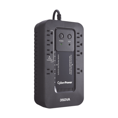 CyberPower EC350G sistema de alimentación ininterrumpida (UPS) En espera (Fuera de línea) o Standby (Offline) 0,35 kVA 255 W 8 salidas AC