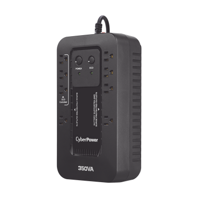 CyberPower EC350G sistema de alimentación ininterrumpida (UPS) En espera (Fuera de línea) o Standby (Offline) 0,35 kVA 255 W 8 salidas AC