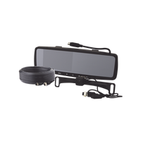 Sistema alámbrico de reversa con cámara y monitor de 4.3 pulgadas, Incluye cámara para placa de  170°