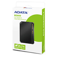 ADATA EC600-BCBK caja para disco duro externo Carcasa de disco duro/SSD Negro 2.5"