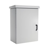 Gabinete Para Exterior OSP ComLine de 18 UR, 600 mm de Ancho, 500 mm de Profundidad De Aluminio, Color Gris Claro Con Protección NEMA 4/12/4X/3/3R; IP