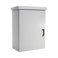 Gabinete Para Exterior OSP ComLine de 18 UR, 600 mm de Ancho, 500 mm de Profundidad De Aluminio, Color Gris Claro Con Protección NEMA 4/12/4X/3/3R; IP
