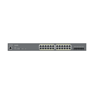 EnGenius ECS1528FP switch Gestionado L2 Gigabit Ethernet (10/100/1000) Energía sobre Ethernet (PoE) 1U Negro