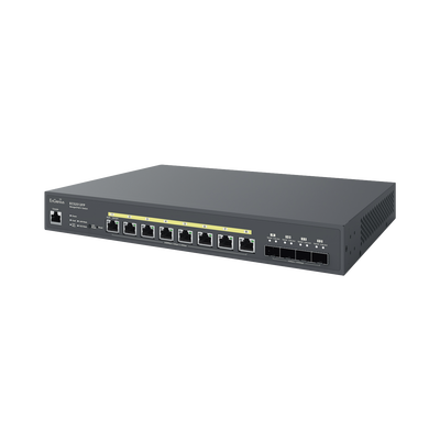 EnGenius ECS2512FP switch Gestionado L2+ 2.5G Ethernet (100/1000/2500) Energía sobre Ethernet (PoE) Negro