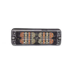 Ecco Luz de Advertencia LED de Montaje en Superficie / 16 LED / Ámbar/Blanco ED3511AW