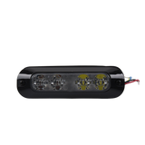 Luz perimetral, 4 LEDs Ultra Brillantes, color Rojo / Claro