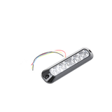 Luz Auxiliar Serie X3705, 6 LEDs Ultra Brillantes, color Rojo / Azul