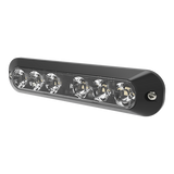 Luz Auxiliar Serie X3705, 6 LEDs Ultra Brillantes, color Rojo / Azul