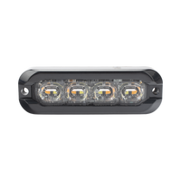 Luz perimetral , 8 LED Ultra Brillantes, Dual Color Ambar / Claro