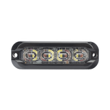 Luz perimetral , 8 LED Ultra Brillantes, Dual Color Rojo / Claro