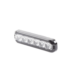 Luz perimetral , 12 LEDs Ultra Brillantes, Dual Color Rojo / Claro