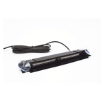 ED5051VDL2AW - Luz de Visera, 12-24 Vcc con enchufe vehicular, doble cabezal, dual color, ámbar/blanco