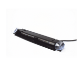 ED5051VDL2AW - Luz de Visera, 12-24 Vcc con enchufe vehicular, doble cabezal, dual color, ámbar/blanco