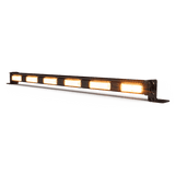 Barra directora de tráfico 29¨48 LED de 6 módulos, Ámbar, Análoga