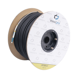 Carrete de Fibra Óptica Monomodo con Conectores LC-LC Duplex, Reforzada con Kevlar, de 150 Metros (492.13 Pies), Para Instalaciones Subterráneas por Tubería