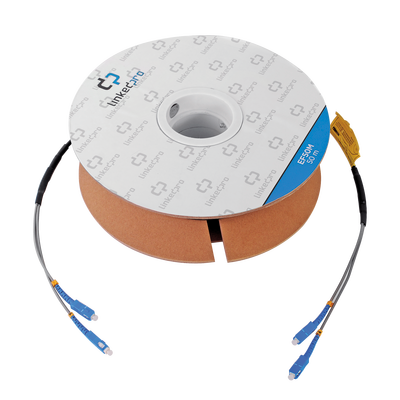 LinkedPRO EF-50M Cable de fibra óptica e InfiniBand SC Negro