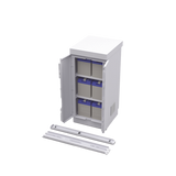 Gabinete de Seguridad de Lámina Galvanizada  para Almacenamiento de Baterías (Hasta 6 baterías PL110D12).