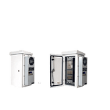 Placa Adaptadora de Aluminio con Corte para Aire Acondicionado T15, Gabinetes ComLine OSP, 506 x 381mm Con Junta de Espuma y Hardware Inoxidable
