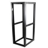 Rack Estándar 19" de 4 Postes, Acero, 45 Unidades, Profundidad Ajustable.