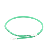 Jumper para Puesta a Tierra con Cable 8 AWG con Conectores de Ojo de 50 cm.
