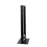 Rack de 2 Postes, Estándar 19", 24 Unidades, Fabricado en Acero, Base "L" para Anclar a Piso.