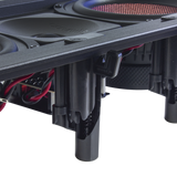 BOCINA DE PARED | 2 WOOFERS DE FIBRA DE CARBONO 6.5'' | TWEETER DE TITANIO 1'' | 200W