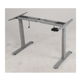 Base de Escritorio Motorizado Profesional / Altura Ajustable 60-125cm / Estructura Estable / Funcionamiento Suave / 3 Preset de Posiciones / Color Gris / Soporta hasta 100Kg de carga