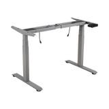 Base de Escritorio Motorizado Profesional / Altura Ajustable 60-125cm / Estructura Estable / Funcionamiento Suave / 3 Preset de Posiciones / Color Gris / Soporta hasta 100Kg de carga