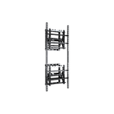 Soporte Estructural Modular para Pantallas | Altura Ajustable de 200 mm a 1600 mm | Ancho 600 mm | Profundidad 134 mm a 300 mm | Diseño Metálico| Compatible con Diferentes Tamaños de Pantallas |Soporta Formato Horizontal y Vertical.