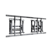 Soporte Estructural Modular para Pantallas | Altura Ajustable de 200 mm a 1600 mm | Ancho 600 mm | Profundidad 134 mm a 300 mm | Diseño Metálico| Comp