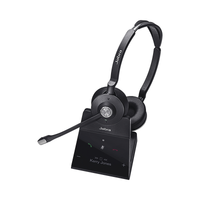 Jabra Engage 75 Auriculares Inalámbrico Diadema Oficina/Centro de llamadas USB Tipo C Bluetooth Base de carga Negro