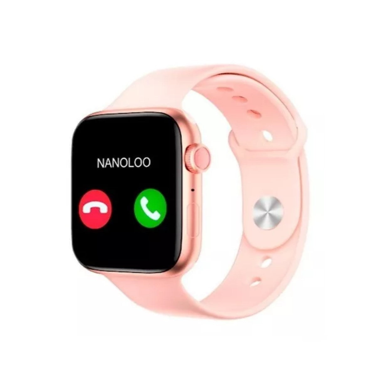 Smart Watch T55 Plus Rosa, Pantalla Táctil 1.4", Monitoreo de Ritmo Cardíaco, Resistente al Agua 5ATM