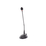 Micrófono | Cuello de Ganso con Base | Soporta Phantom | Salida Balanceada XLR