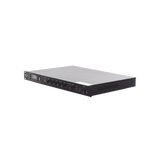 Amplificador de Audio | 1 canal | 350 W | Sistema 100V y Baja Impedancia | 4 Entradas de Micrófono Balanceadas | Bluetooth | USB | SD | FM | Montaje en Rack