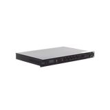 Amplificador de Audio | 1 canal | 350 W | Sistema 100V y Baja Impedancia | 4 Entradas de Micrófono Balanceadas | Bluetooth | USB | SD | FM | Montaje en Rack