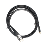 Cable HDMI de 1.8 Metros (5.91 Pies) | Alta Definición | Versión 2.0 | Alta Velocidad 18Gbps | 4K@60Hz | Conectores Chapados en Oro | Tipo Plano