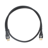 Cable HDMI de 1 Metro (3.28 Pies) | Alta Definición | Longitud | Versión 2.0 | Alta Velocidad 18Gbps | 4K@60Hz | Conectores Chapados en Oro | Tipo Redondo