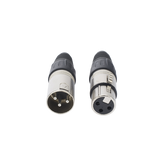 Kit Conector XLR Hembra + XLR Macho | Ideal para Conexiones de Micrófonos, Mezcladoras | Equipo de Audio Profesional