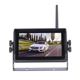 Sistema Profesional Inalámbrico de Cámara de Reversa Infrarroja y Monitor Touch de 7" para Vehículos de Trabajo y Montacargas