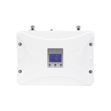 Kit Amplificador de Señal Celular 2G, 3G y 4G / Mejora llamadas convencionales y VoLTE / Amplifica señal de TELCEL, AT&T y MOVISTAR / Cubre hasta 300 m² con una antena y hasta 900 m² con 3 antenas.