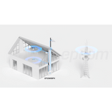 Kit Amplificador de Señal Celular 2G, 3G, 4G y 5G / Mejora llamadas convencionales y VoLTE / Amplifica señal de TELCEL, AT&T, MOVISTAR, BAIT,DiRi y más / Cubre hasta 300 m² con una antena y hasta 900 m² con 3 antenas.