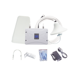 Kit Amplificador de Señal Celular 2G, 3G y 4G / Mejora llamadas convencionales y VoLTE / Amplifica señal de TELCEL, AT&T y MOVISTAR / Cubre hasta 300 m² con una antena y hasta 900 m² con 3 antenas.