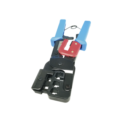 Epcom Powerline Pinza para Plegar Conectores con Cavidades para RJ45 (8P8C), RJ11 (6P4C) y RJ9