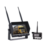 Sistema Profesional Inalámbrico de Cámara de Reversa Infrarroja y Monitor de 7" para Vehículos de Trabajo y Montacargas