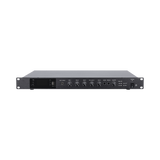Amplificador de Audio | 1 canal | 350 W | Sistema 100V y Baja Impedancia | 4 Entradas de Micrófono Balanceadas | Bluetooth | USB | SD | FM | Montaje en Rack