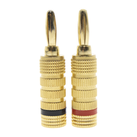 Epcom EP-BSC-KIT conector Banana Negro, Oro, Rojo