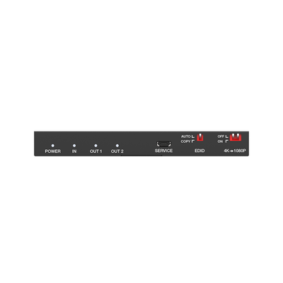 Splitter HDMI 1x2 | 4K@60Hz | Extractor de Audio | Down Scaler | HDR  4:4:4 | EDID | 18Gbps